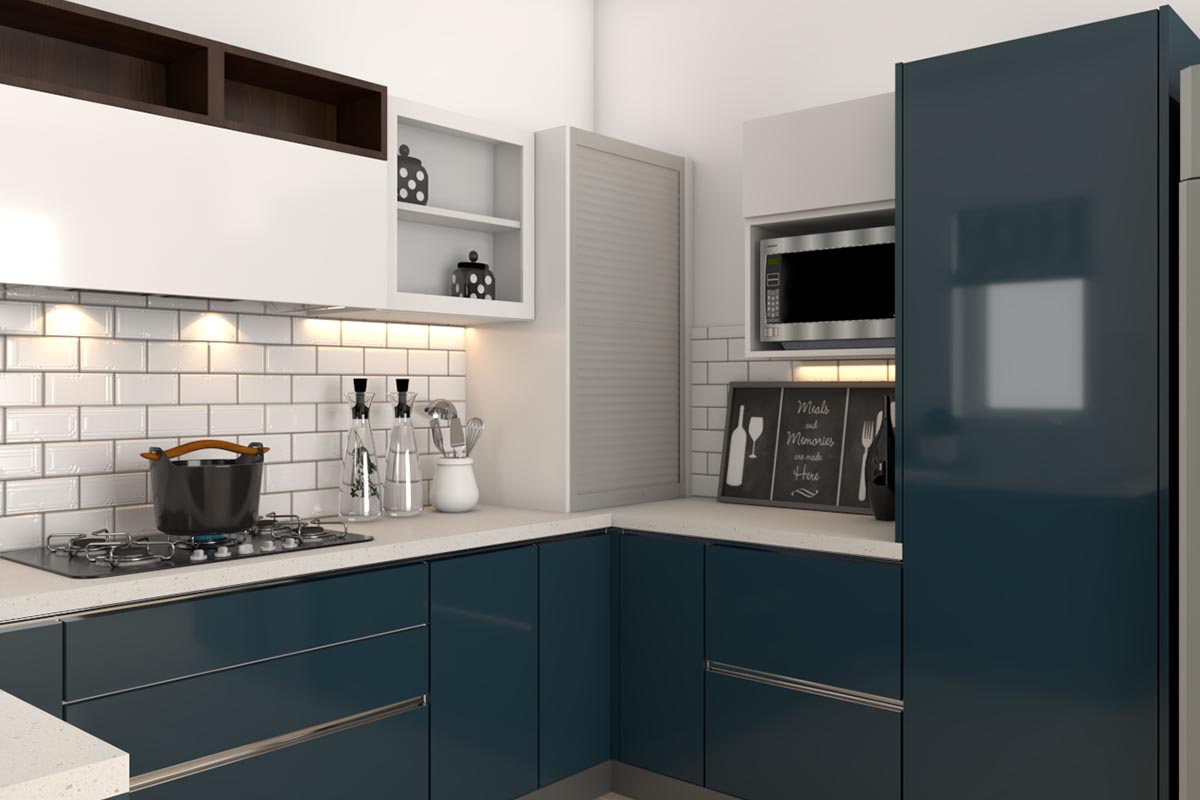 C Shaped Kitchen